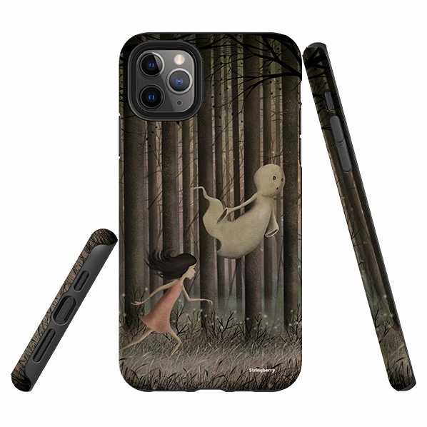 iPhone Tough Case - Little Ghost By Maja Lindberg Shock Absorbing Versatile Design