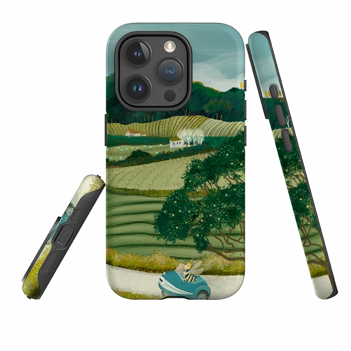 Outdoor Use Luxury Finish iPhone Tough Case - Bee Hives By Katherine Quinn
