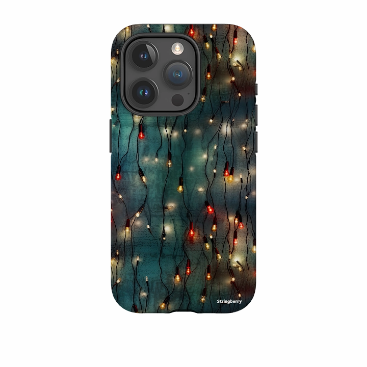 Modern Pattern Layer iPhone Tough Case - Festive Lights