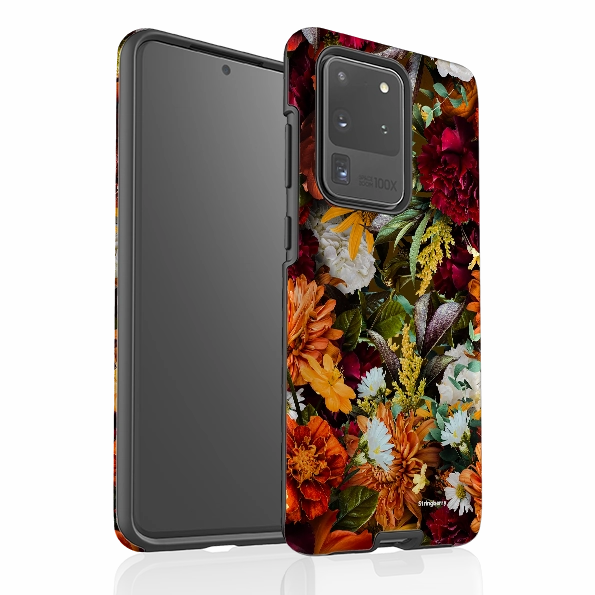 Fashion Accent Smooth Feel Samsung Tough Case - Sunrays Floral 3