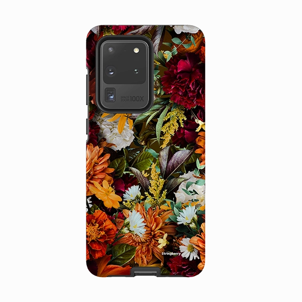 Samsung Tough Case - Sunrays Floral 3 Rugged Finish Portable Accessory