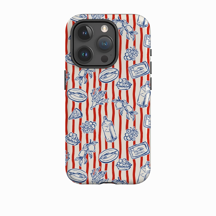 iPhone Case - Sardines and Gin II Travel Essential Rugged Feel