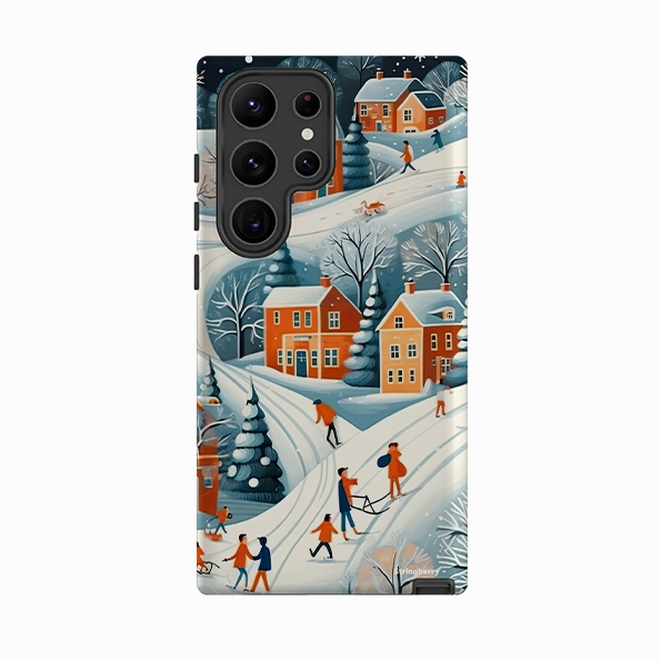 Flexible Protection Soft Protection Samsung Tough Case - Winter Wonderland IV