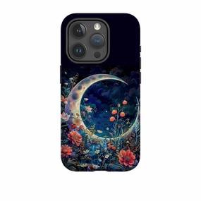 iPhone Case - Summer Moon Floral III Durable Shell
