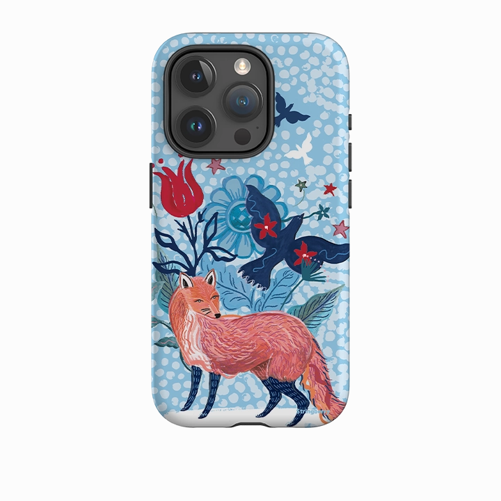 Gloss Texture iPhone Tough Case - Fox By Emma Frances Grant