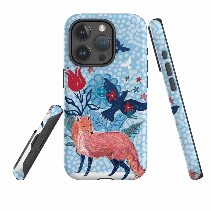 Tactile Feel Minimal Aesthetic iPhone Tough Case - Fox By Emma Frances Grant