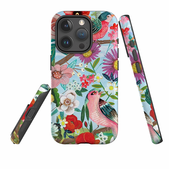 iPhone Tough Case - Birds By Caroline Bonne Muller Edge Shield Handheld device