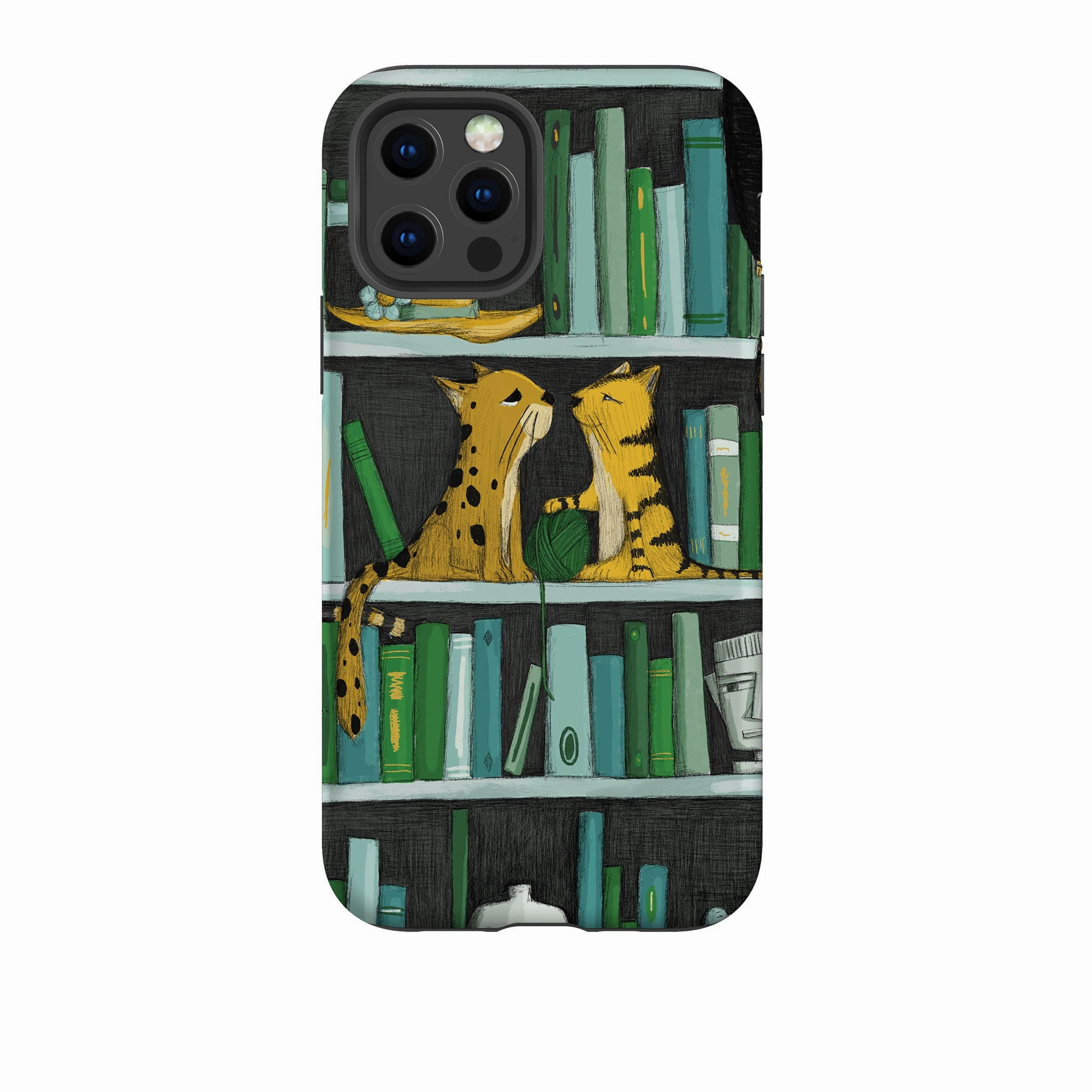 iPhone Tough Case - Library Friends By Maja Lindberg Polished Layer