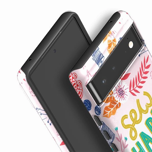 Durable Finish Layer Functional Design Google Tough Case -  Sew Happy By Lee Foster Wilson