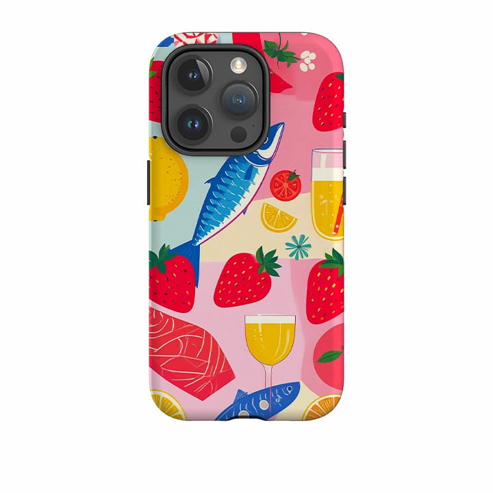 Edge Reinforced iPhone Tough Case - Sardine Life