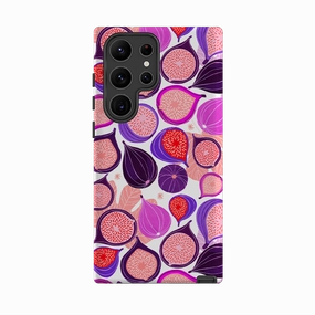 Smooth Form Texture Stylish grip Samsung Tough Case - Ficolino Pattern By Madalina Andronic