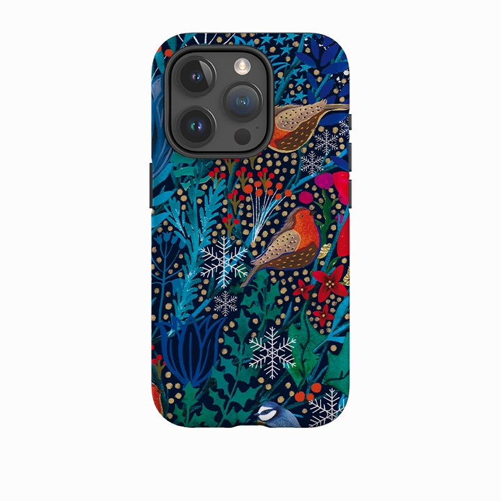 iPhone Tough Case - Xmas Robin III By Emma Frances Grant Smooth Grip Layer Fashion Statement