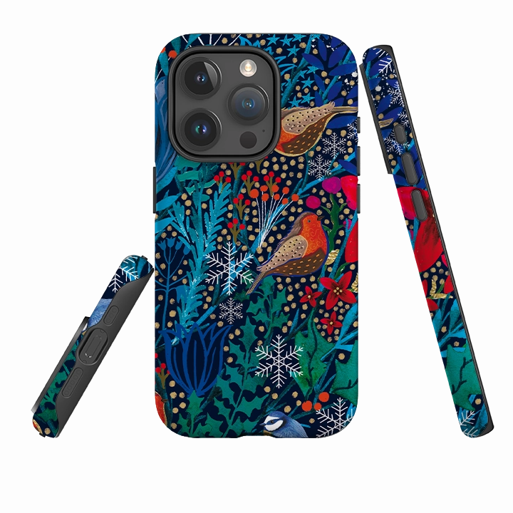 iPhone Tough Case - Xmas Robin III By Emma Frances Grant Smooth Texture Shock Surface