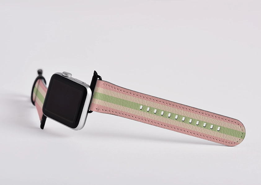 Outdoor Fitness Gear Light Flexible Fit Apple Watch Strap- Antalya Chroma Stripe