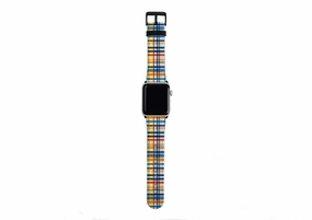 Barcelona Gingham Apple Watch Strap Minimal Finish Trendy Accessory