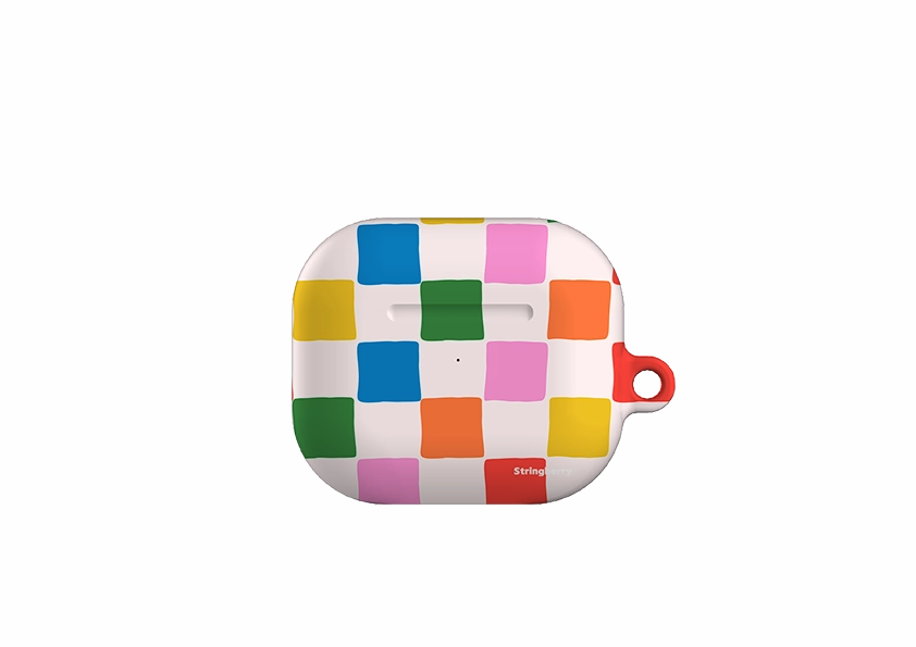 vivid colored airpods case stylish gift airpods protector Multi Tiles Airpod Case Gen 3