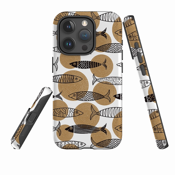 Soft Grip Finish iPhone Case - Sardines IV
