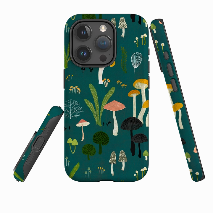 iPhone Tough Case - Mushroom Lake By Katherine Quinn Enhanced Comfort Ergonomic Texture