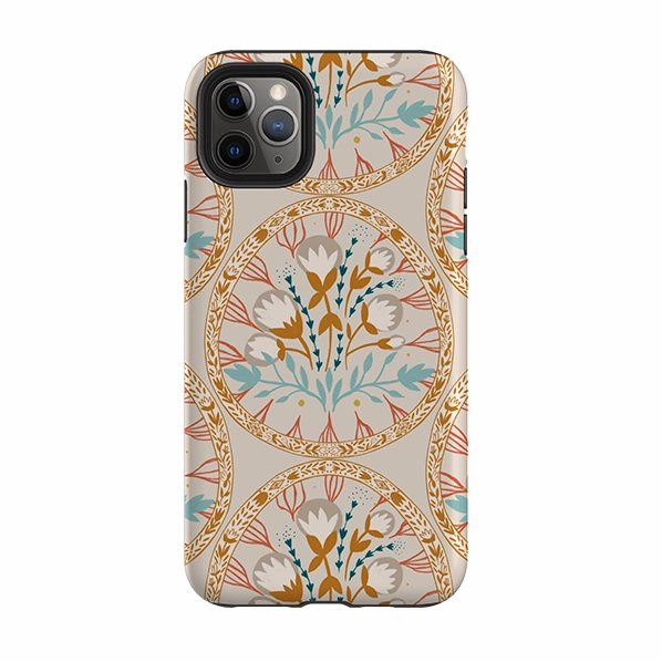 iPhone Tough Case - Cotton Floral By Nina Pace Compact Look Luxury Style