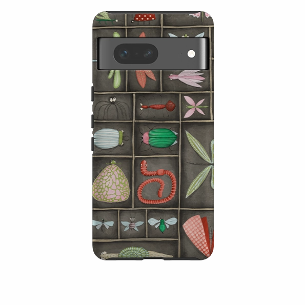 Sleek Build Polished Texture Google Tough Case -  Cabinet Of Bugs By Maja Lindberg