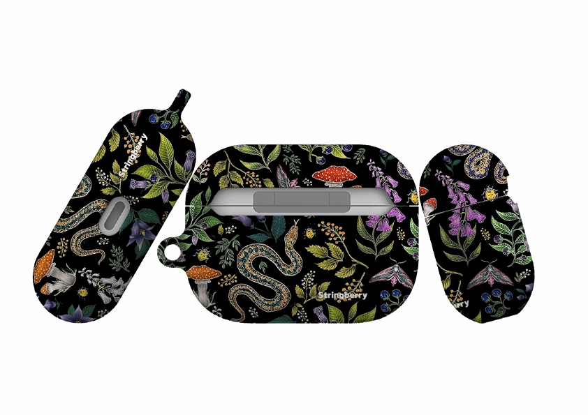 colorful pocket airpods protector Urban Lifestyle Accessory Poisonous By Catherine Rowe Airpod Pro Case ( Gen 1 & 2 )