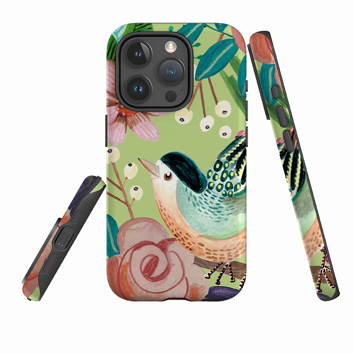 Modern Grip Design Fashion Edge iPhone Tough Case - Bird By Caroline Bonne Muller