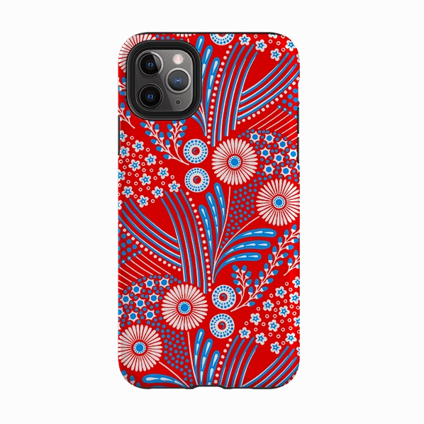 iPhone Tough Case - Red Bouquet By Cressida Bell Flexible Detail Design hybrid design
