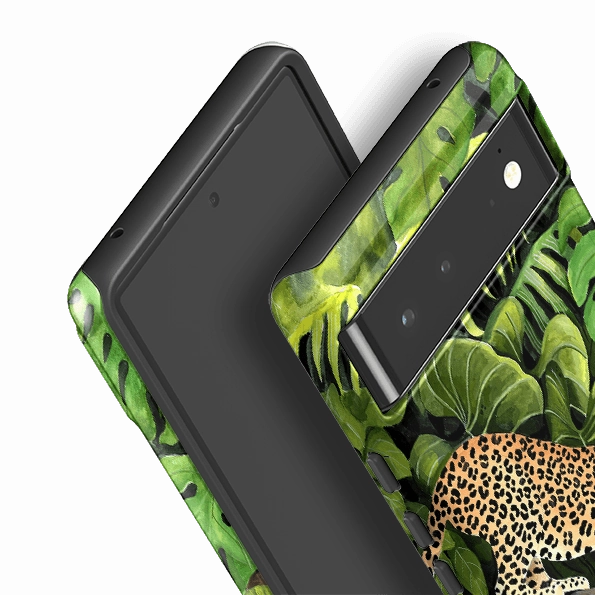 Google Tough Case -  Leopard Poised By Bex Parkin Rugged Pattern Texture Hybrid Grip