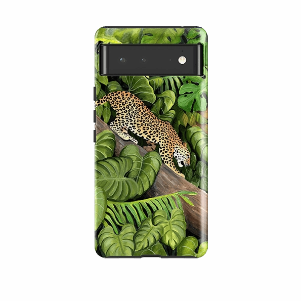 Premium Protection Google Tough Case -  Leopard Poised By Bex Parkin