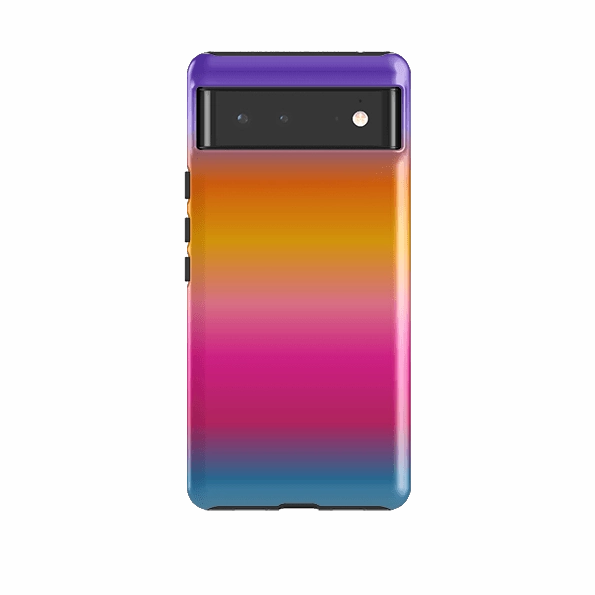 Clear Frame Google Tough Case -  Aura Sky By Kitty Joseph