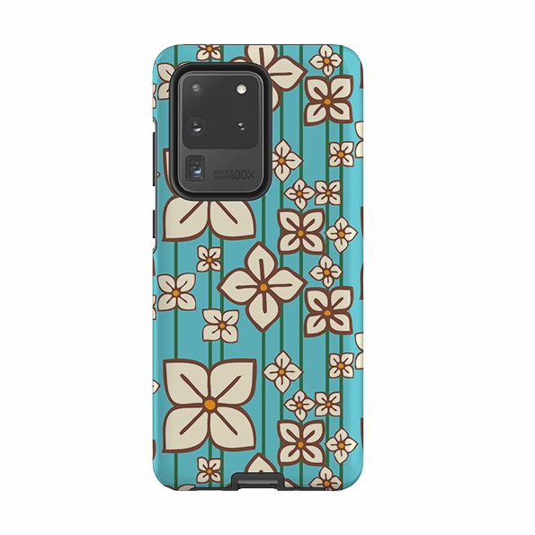 Samsung Tough Case - Hydrangea By Amelia Bowman Protective Structure Minimal Style