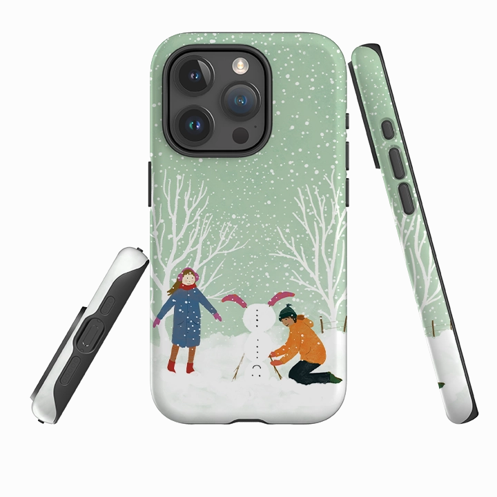 iPhone Tough Case - Snowball Building By Katherine Quinn Fashion Accent