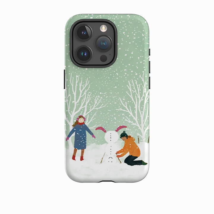 iPhone Tough Case - Snowball Building By Katherine Quinn Luxury Shine
