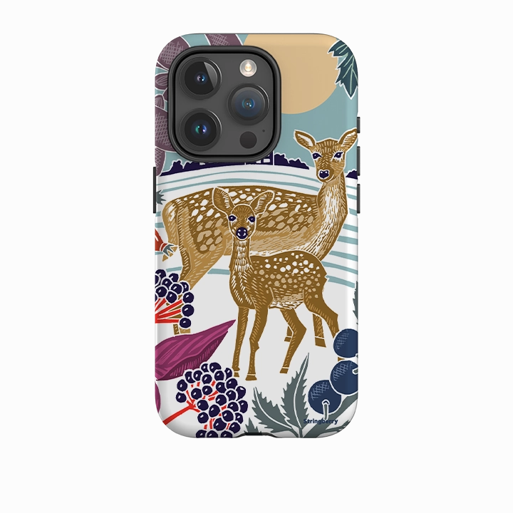 Durable Texture iPhone Tough Case - Deer By Kate Heiss