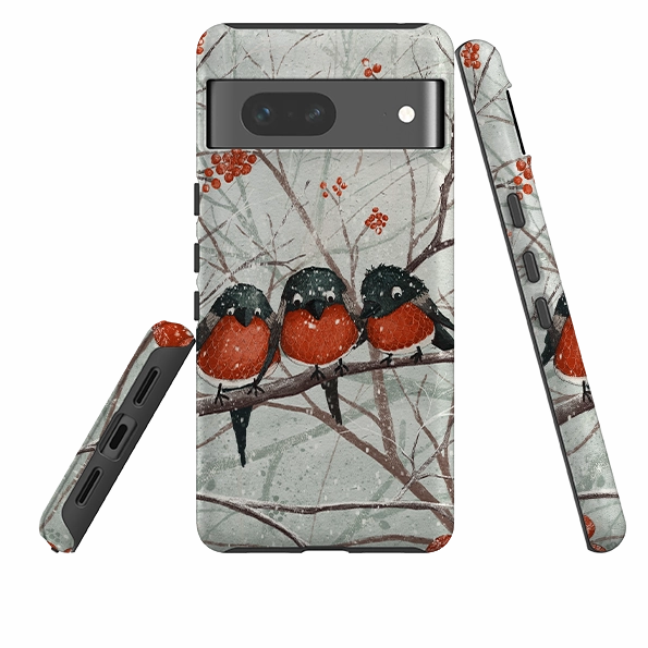 Protective Layering Minimal Texture Google Tough Case -  Frosted Branches By Maja Lindberg