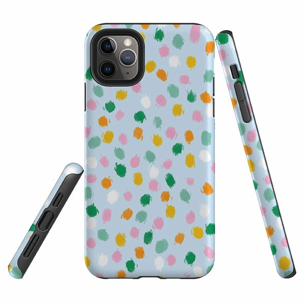 iPhone Tough Case - Spotty Co-Ordinate By Lee Foster Wilson Slim Protection Premium Build