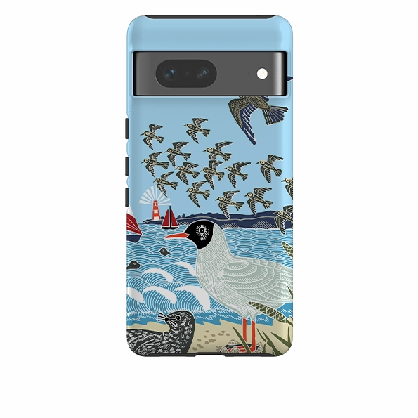 Google Tough  Case - Seagulls And Seals By Kate Heiss Clear Edge