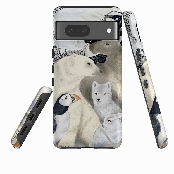 Ergonomic Feel Google Tough Case - Creatures Of The North By Bex Parkin
