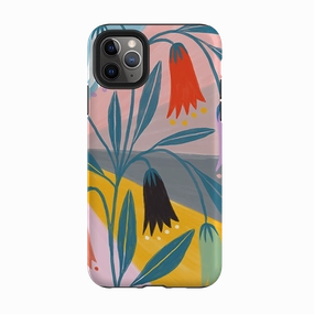 iPhone Tough Case - Bell Flowers By Lee Foster Wilson Luxury Build