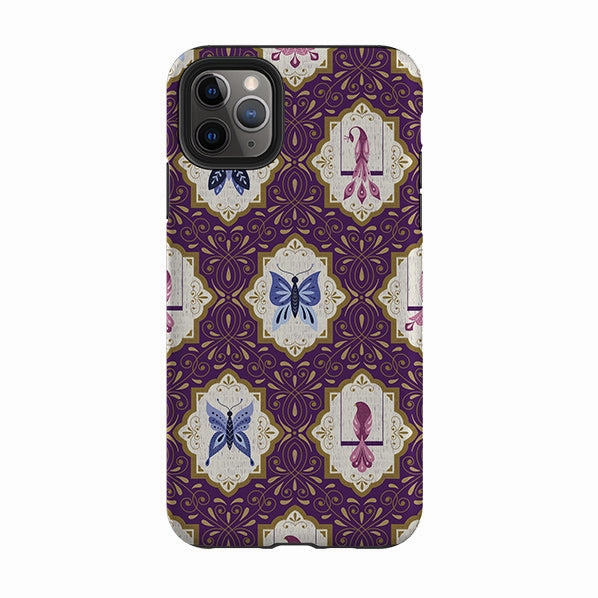 Premium Edge Heat resistant iPhone Tough Case - Wingframes Purple By Jenny Zemanek