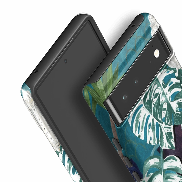 Google Tough Case -  Blue Interior By Bex Parkin Soft Build Texture Comfort Pattern Texture