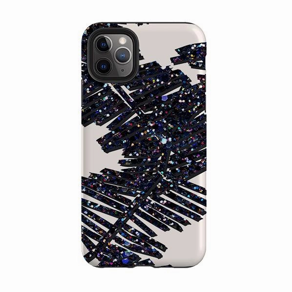 iPhone Tough Case - Night Palm By Kitty Joseph Premium Detail Comfort Texture