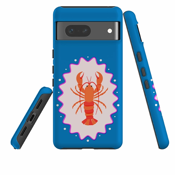 Soft Layer Polished Texture Finish Google Tough Case - Lobster
