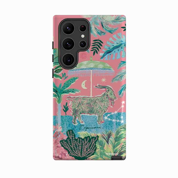 Strong Grip Artistic Design Samsung Tough Case - Capricorn By Emma Frances Grant