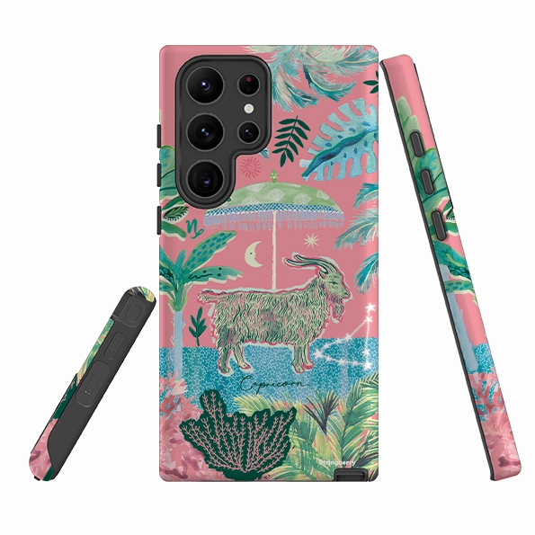 Comfort Finish Layer Stylish Detail Samsung Tough Case - Capricorn By Emma Frances Grant