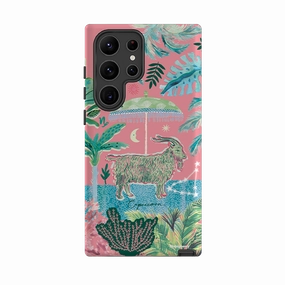 Strong Grip Artistic Design Samsung Tough Case - Capricorn By Emma Frances Grant