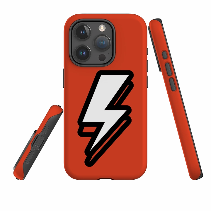 Daily Durability Comfort Design Layer iPhone Tough Case - Thunder Tigerlilly