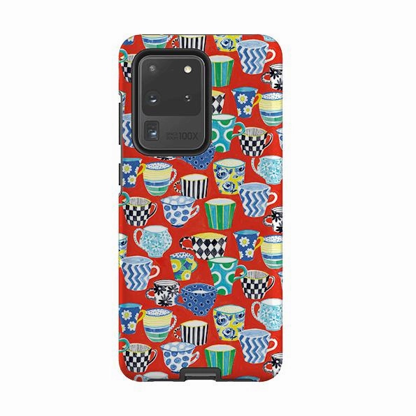 Strong material Samsung Tough Case - Coffee Break By Sarah Campbell
