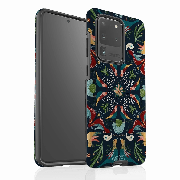 Samsung Tough Case - Navy Hanky By Katherine Quinn Long Lasting