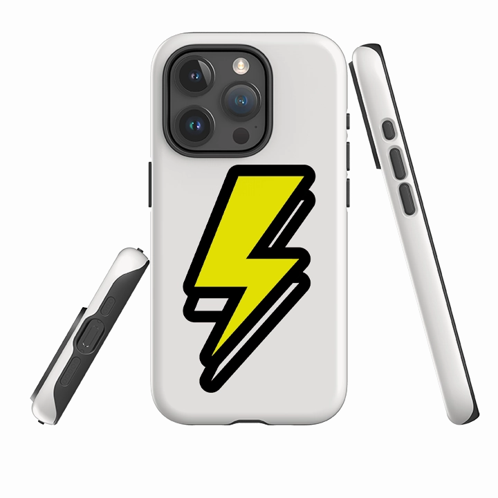 Stylish grip iPhone Tough Case - Thunder Pale